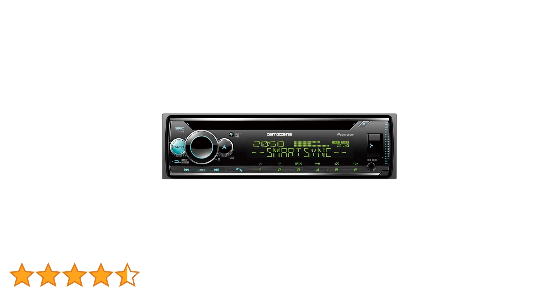 Amazon | Pioneer カーオーディオ DEH-6600 1D CD Bluetooth USB iPod